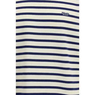 Prada Blue Cotton Sweatshirt