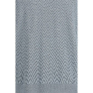 Giorgio Armani Gray Silk Sweatshirt