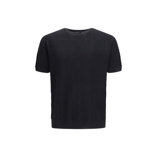 Giorgio Armani Black Silk Sweatshirt