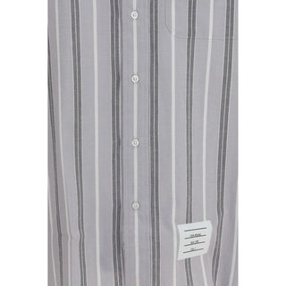 Thom Browne Gray Cotton Pattern Shirt
