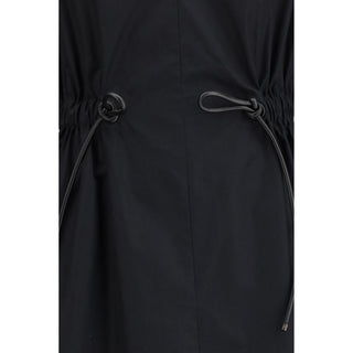 Max Mara Pedaggi Cotton Poplin Midi Dress