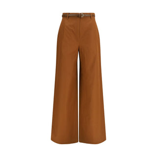 Max Mara Brown Cotton Pants