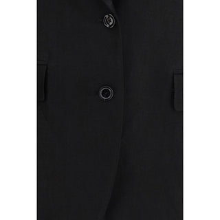 Lardini Black Linen Blazer