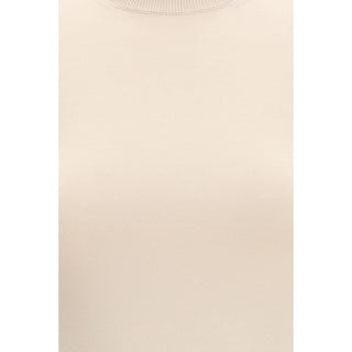 Max Mara Beige Viscose T-Shirt