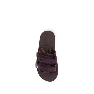 Forte_Forte Black Polyester Flat Sandals