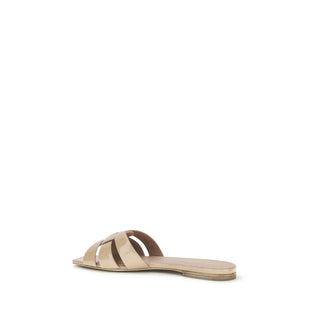 Saint Laurent Multicolor Calf Leather Ballet Flats