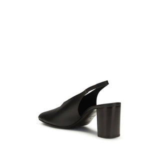 Lemaire Brown Calf Leather Bos Taurus Platform Pumps