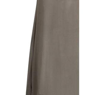 Rick Owens Gray Silk Casual Dress