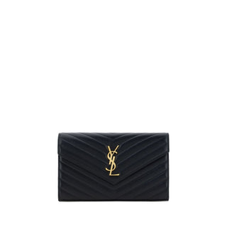Saint Laurent Black Lamb Shoulder Bag