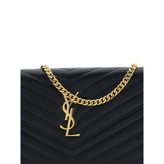 Saint Laurent Black Lamb Shoulder Bag