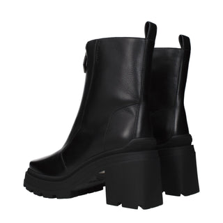 Jimmy Choo Black Leather Ankle Boots