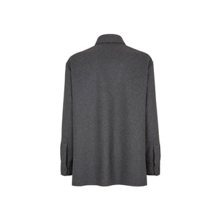 Fendi Gray Cashmere Jackets And Coat