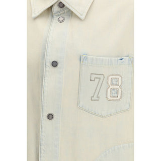 Golden Goose Beige Cotton Denim Jacket