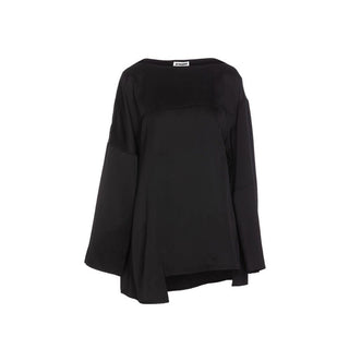 Jil Sander Asymmetric Silk-Blend Blouse