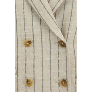 Blazé Milano Beige Linen Blazer