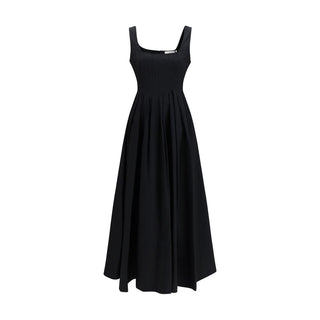 Max Mara Black Cotton Casual Dress