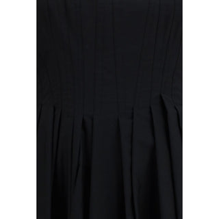 Max Mara Black Cotton Casual Dress