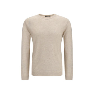 Aragona Cashmere Beige Cashmere Sweater
