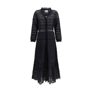 Marant Etoile Black Cotton Casual Dress