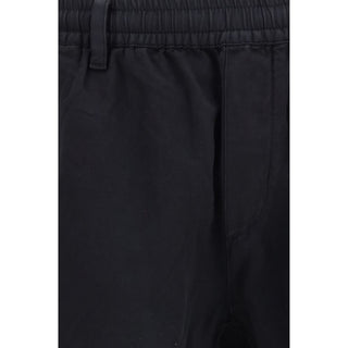 C.P. Company Black Cotton Cargo Pants