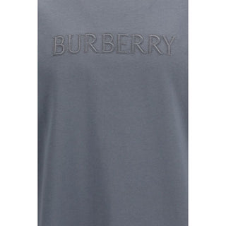Burberry Gray Cotton T-Shirt