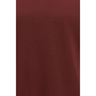 Comme Des Garçons Bordeaux Cotton T-Shirt