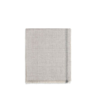 Brunello Cucinelli Gray Linen Scarf