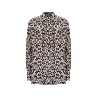 Tom Ford Bicolor Cotton Pattern Shirt