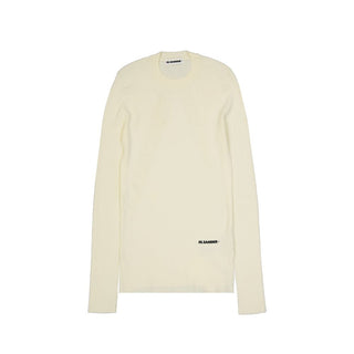 Jil Sander White Cotton Sweatshirt