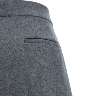 Jil Sander Wool Tailored Trousers Gray