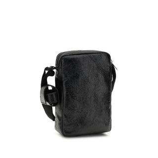 Balenciaga Black Lamb Ovis Aries Aries Shoulder Bag