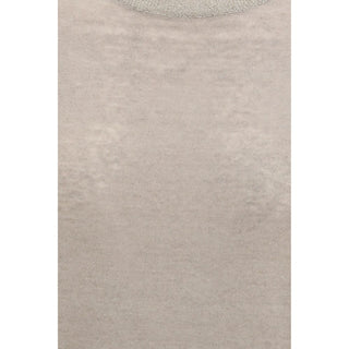 Brunello Cucinelli Beige Linen T-Shirt