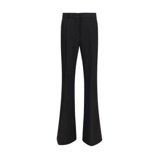 Max Mara Black Viscose Flared Pants