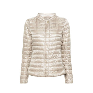 Herno Beige Polyamide Full-Length Jacket