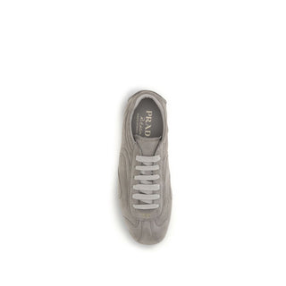Prada Beige Lamb Ovis Aries Aries Athletic Sneakers