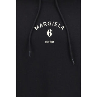 MM6 Black Cotton Sweatshirt