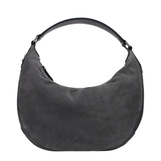 Jimmy Choo Gray Leather Shoulder Bag