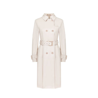 Herno White Cotton Coat