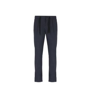Herno Blue Elastane Casual Pants