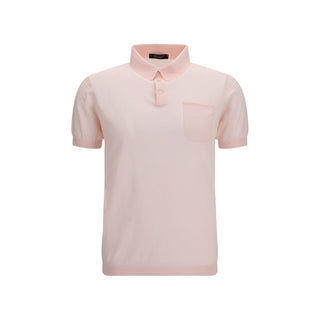 Aragona Cashmere Multicolor Cotton Polo Shirt