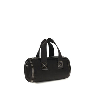 Vivienne Westwood Black Cotton Shoulder Bag