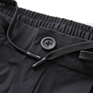 Herno Black Elastane Athletic Pants