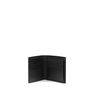 Prada Black Calf Leather Bos Taurus Wallet