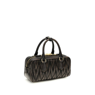 Miu Miu Brown Lamb Handbag