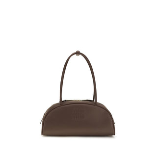 Miu Miu Brown Calf Leather Bos Taurus Handbag