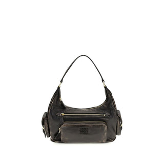Miu Miu Brown Calf Leather Shoulder Bag