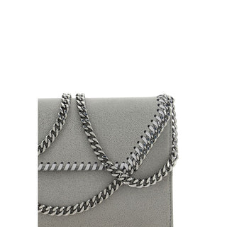 Stella McCartney Gray Polyester Shoulder Bag