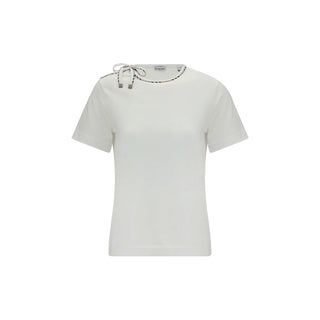 Burberry White Cotton T-Shirt