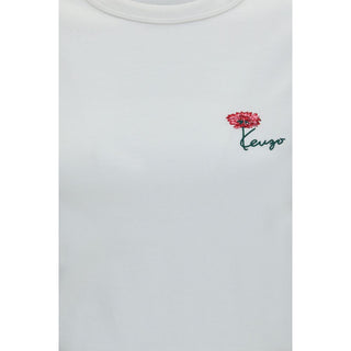 Kenzo White Cotton T-Shirt