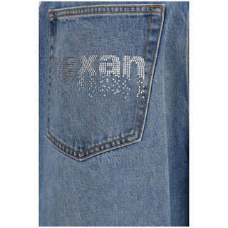 Alexander Wang Blue Cotton Jeans Denim